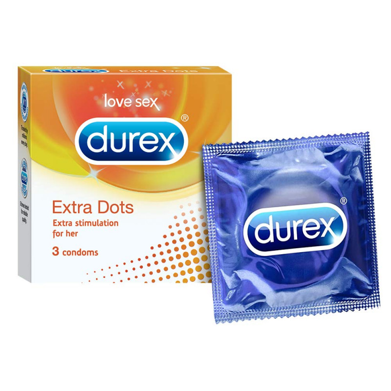 DUREX EXTRA DOTS CONDOM
