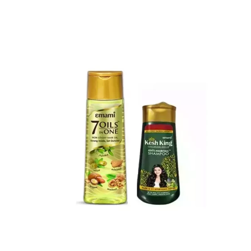Emami 7 oil + Shampoo combo